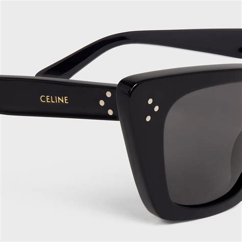 Celine Women’s Black Cat Eye Shape Sunglasses In Vgc 